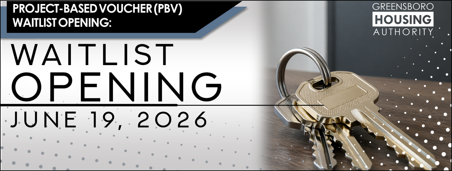 Project-Based Voucher Waitlist is OPEN